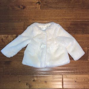 Cat & Jack Faux Fur Girls Jacket
